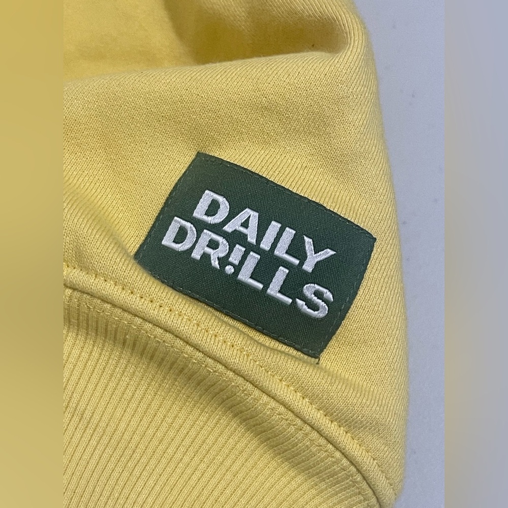 Daily Drills Sunny Yellow Crewneck Sweater - Picture 7 of 9